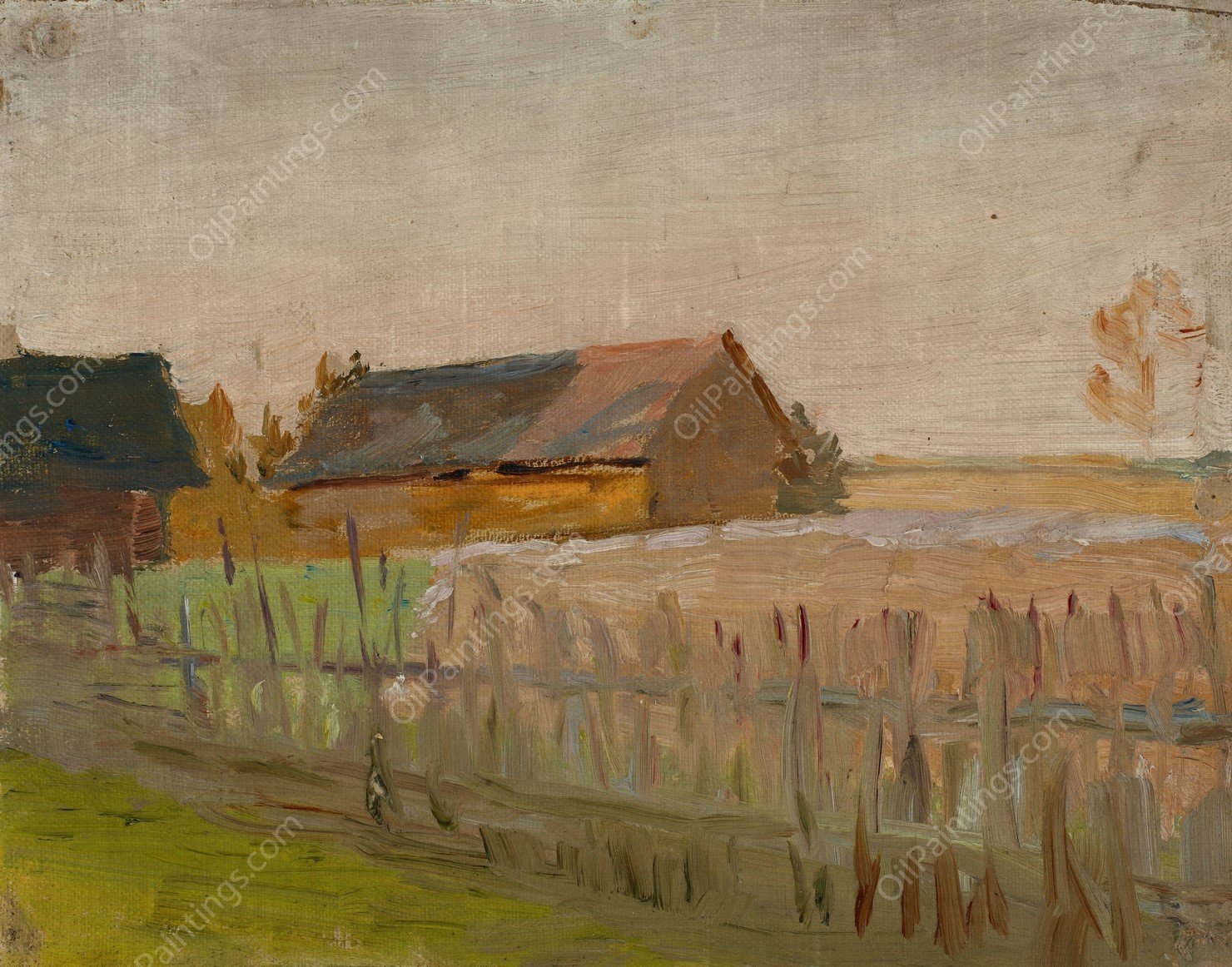 Evening  by Jan Ciaglinski - Hand-Painted Oil Painting Reproduction