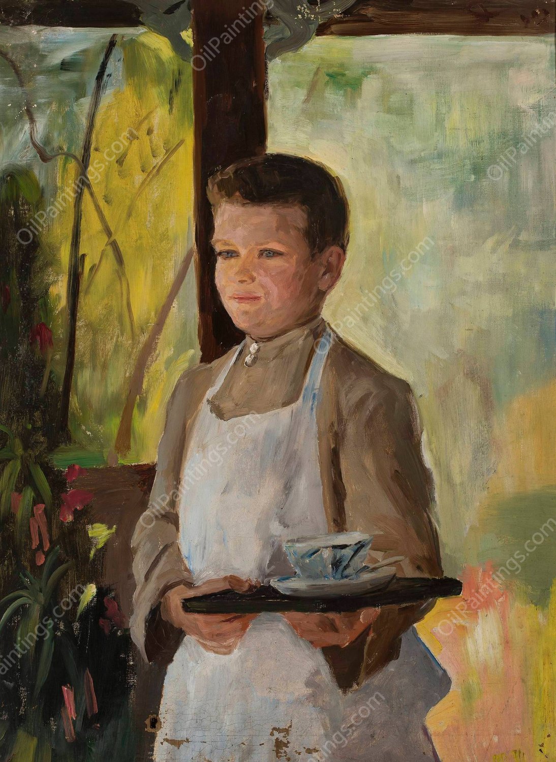Little cook by Jan Ciaglinski - Hand-Painted Oil Painting Reproduction