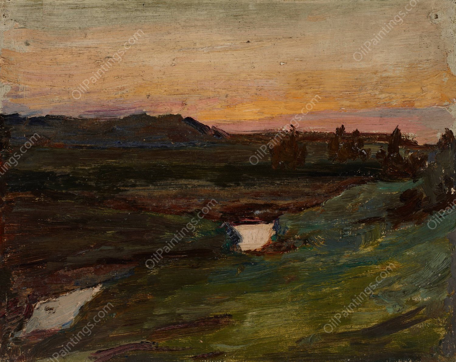 Northern Studies  by Jan Ciaglinski - Hand-Painted Oil Painting Reproduction