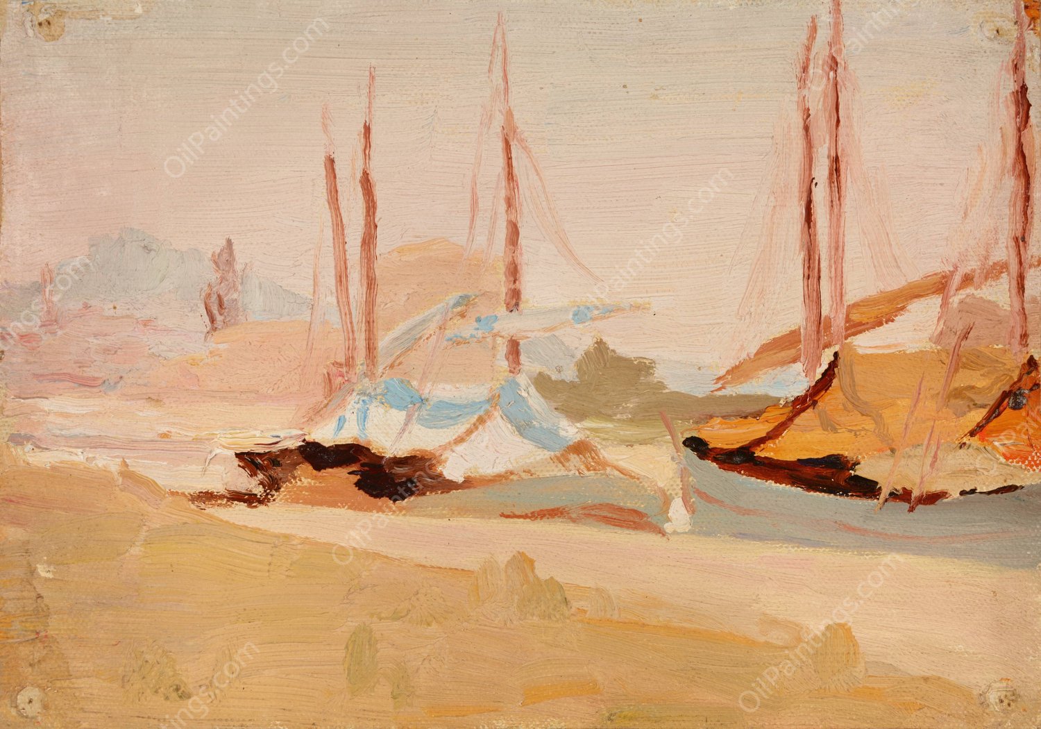 Rimini  by Jan Ciaglinski - Hand-Painted Oil Painting Reproduction