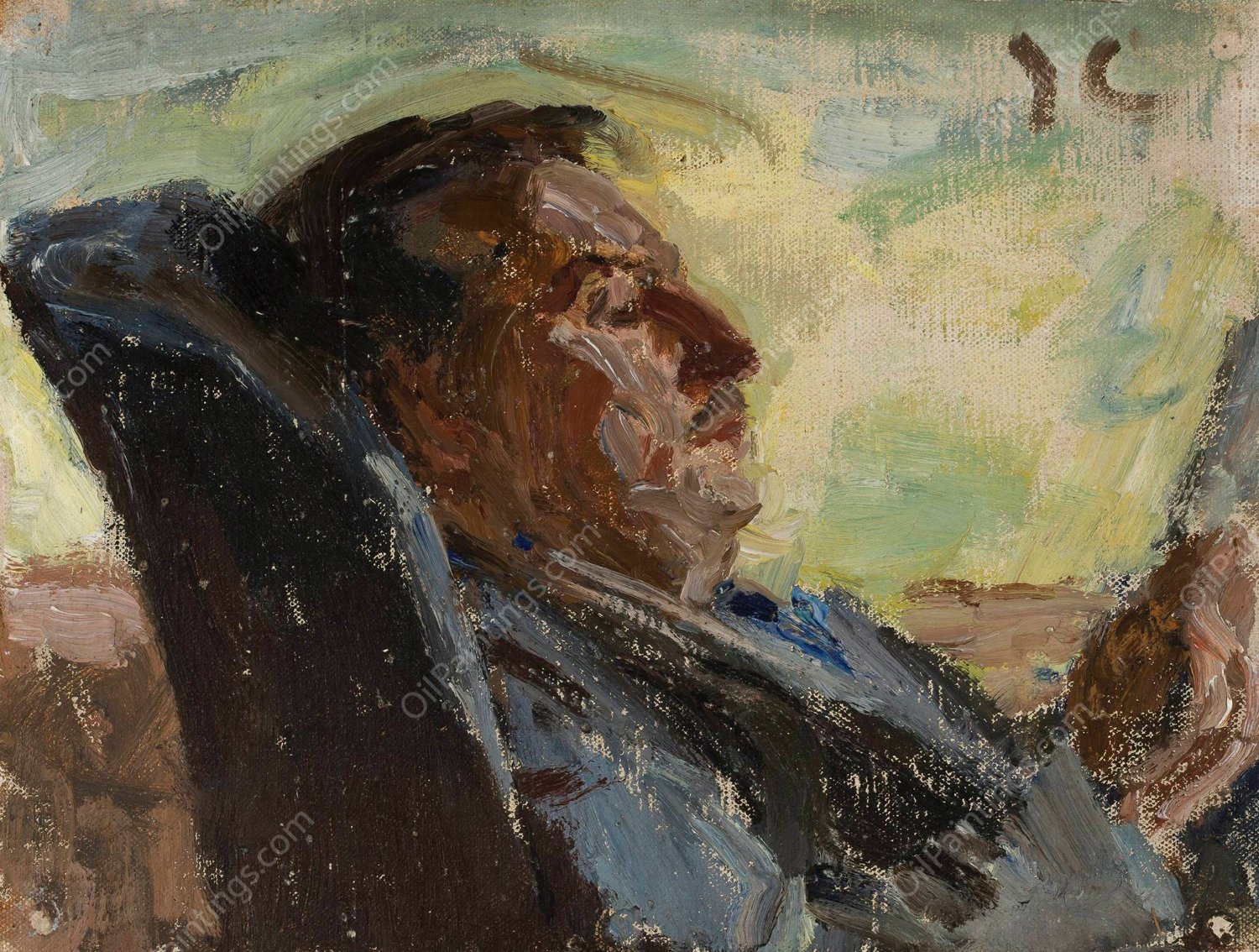 Singer Yershov  by Jan Ciaglinski - Hand-Painted Oil Painting Reproduction