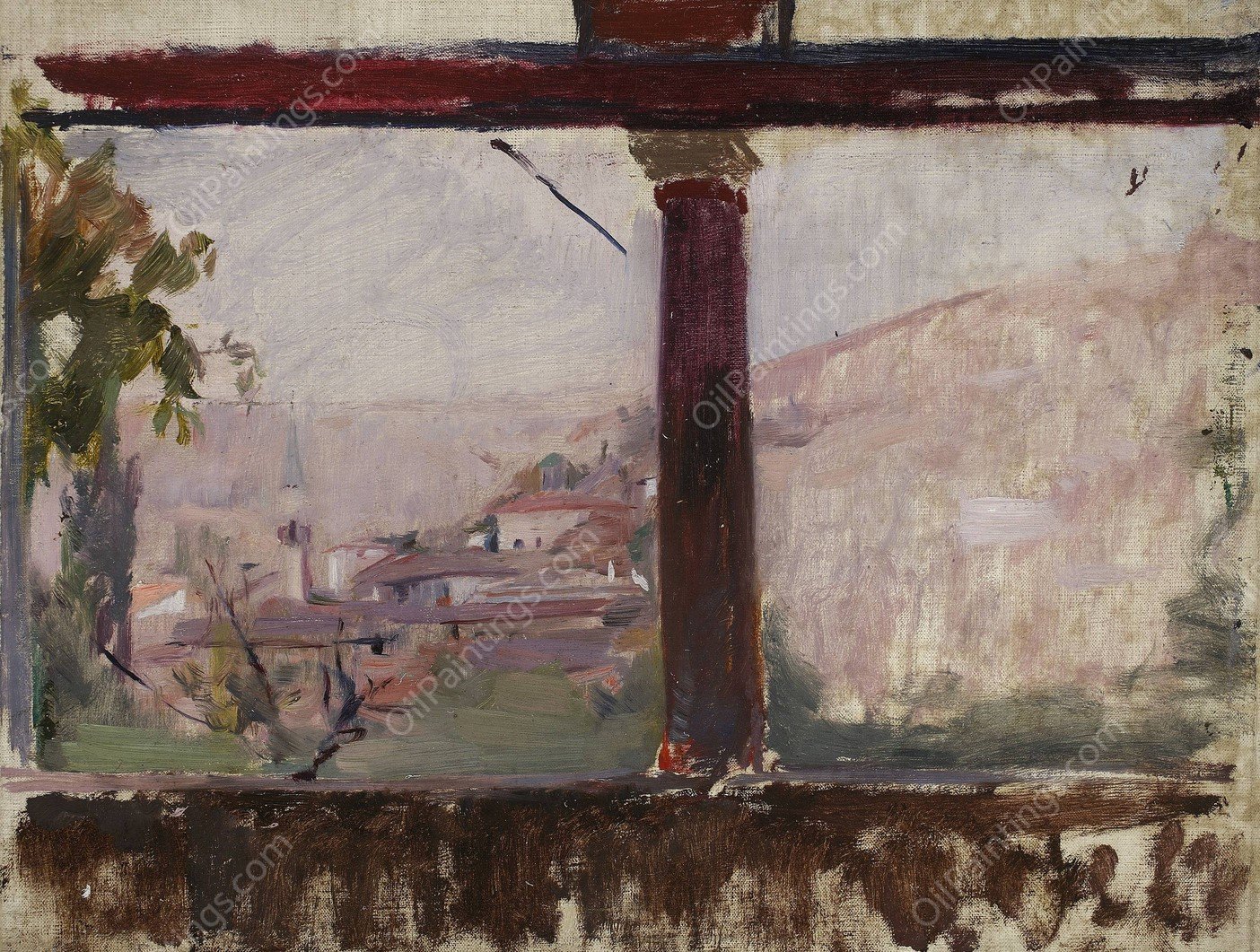 Summer house of Maria Potocka in Bakhchisaray. From the journey to Crimea  by Jan Ciaglinski - Hand-Painted Oil Painting Reproduction