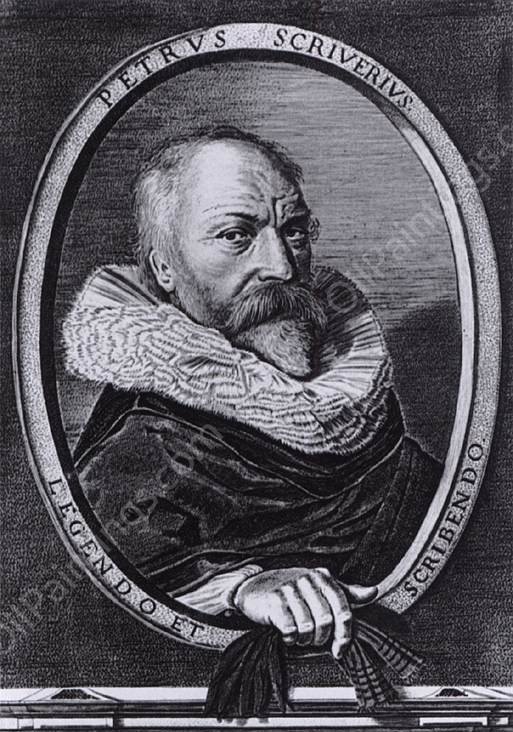 Petrus Scriverius by Jan II Van De Velde - Hand-Painted Oil Painting Reproduction