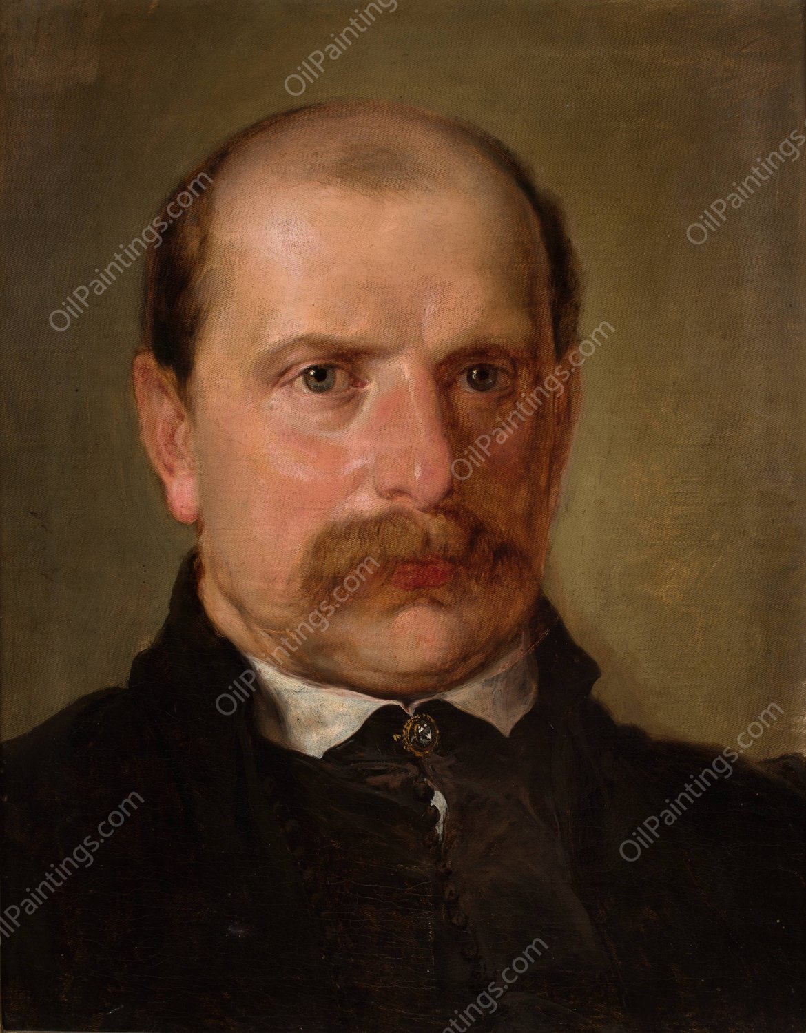 Portrait of Kazimierz Stankiewicz  by Jan Matejko - Hand-Painted Oil Painting Reproduction