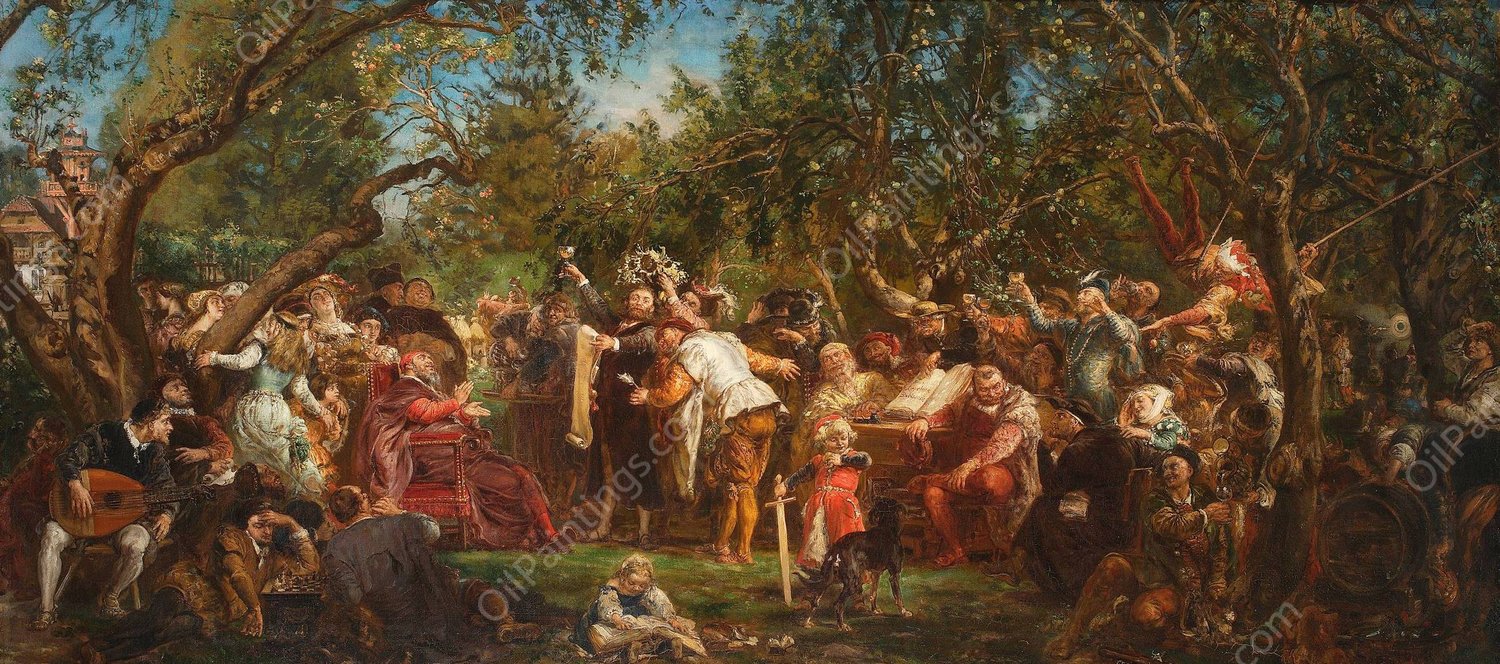 The Babin Republic  by Jan Matejko - Hand-Painted Oil Painting Reproduction