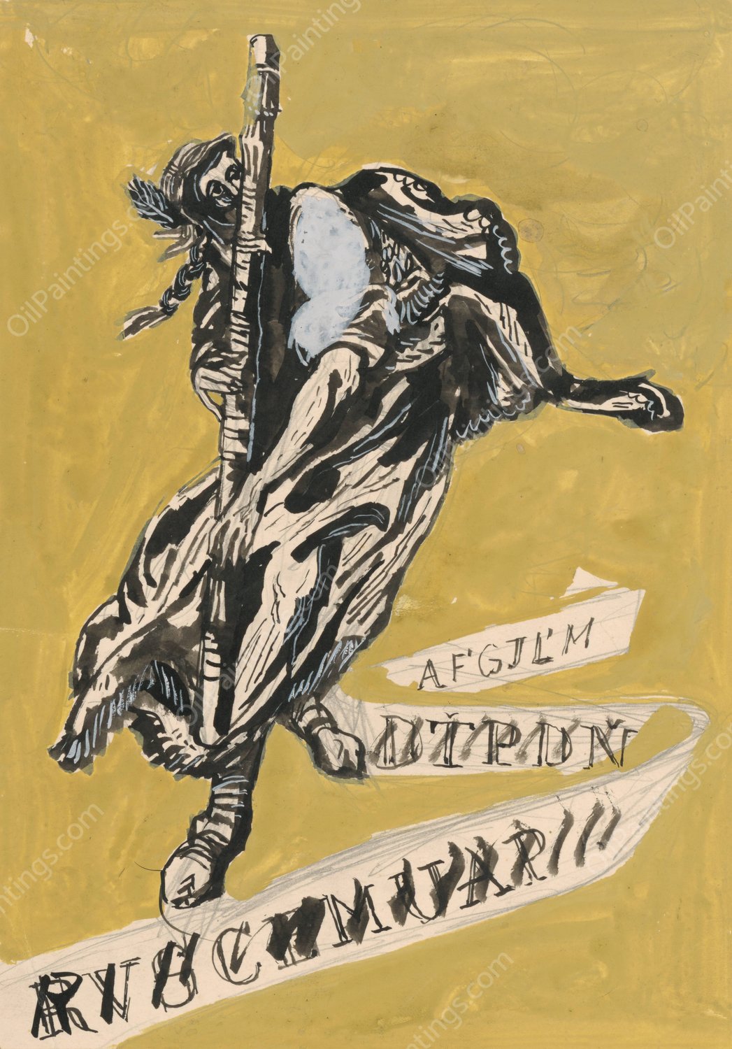 Cover Design by Jan Novak - Hand-Painted Oil Painting Reproduction