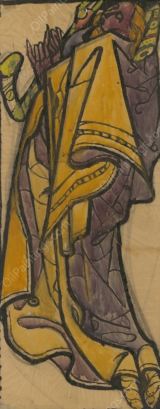 Design of Glass Window I by Jan Novak - Hand-Painted Oil Painting Reproduction