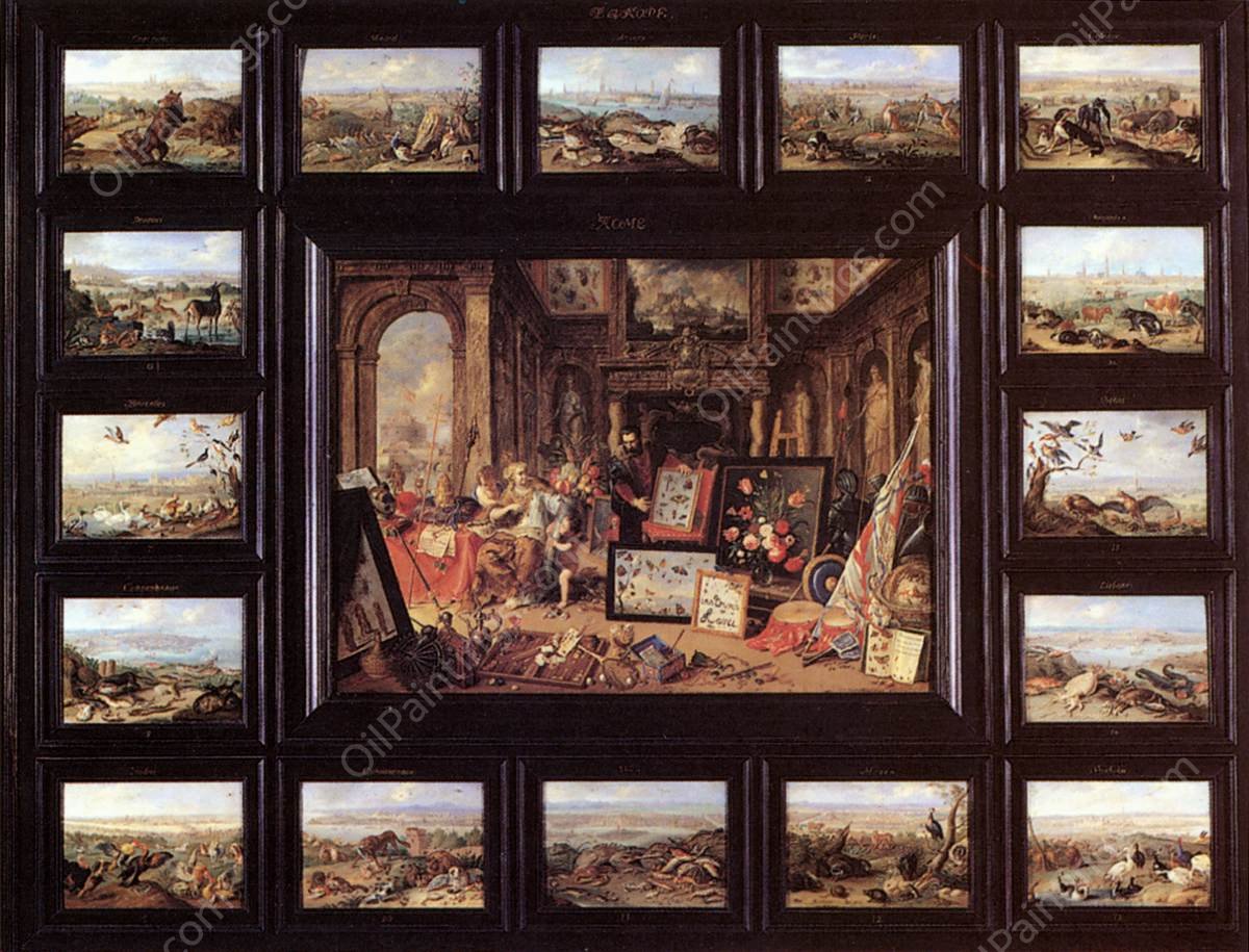 The Continent of Europe by Jan Steen - Hand-Painted Oil Painting Reproduction