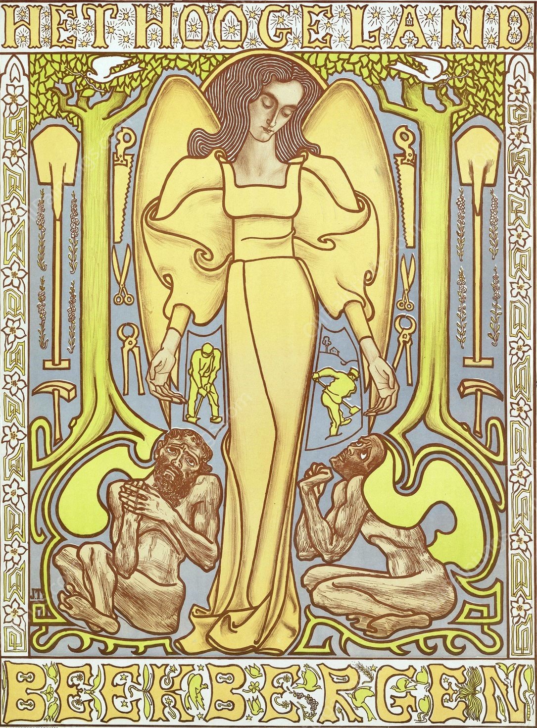 Het Hooge Land. Beekbergen  by Jan Toorop - Hand-Painted Oil Painting Reproduction