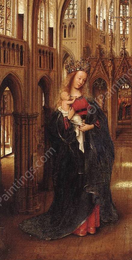 Madonna in the Church by Jan Van Eyck - Hand-Painted Oil Painting Reproduction