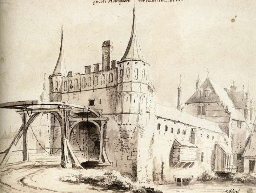 The Rotterdam Gate at Delft by Jan Van Kessel - Hand-Painted Oil Painting Reproduction