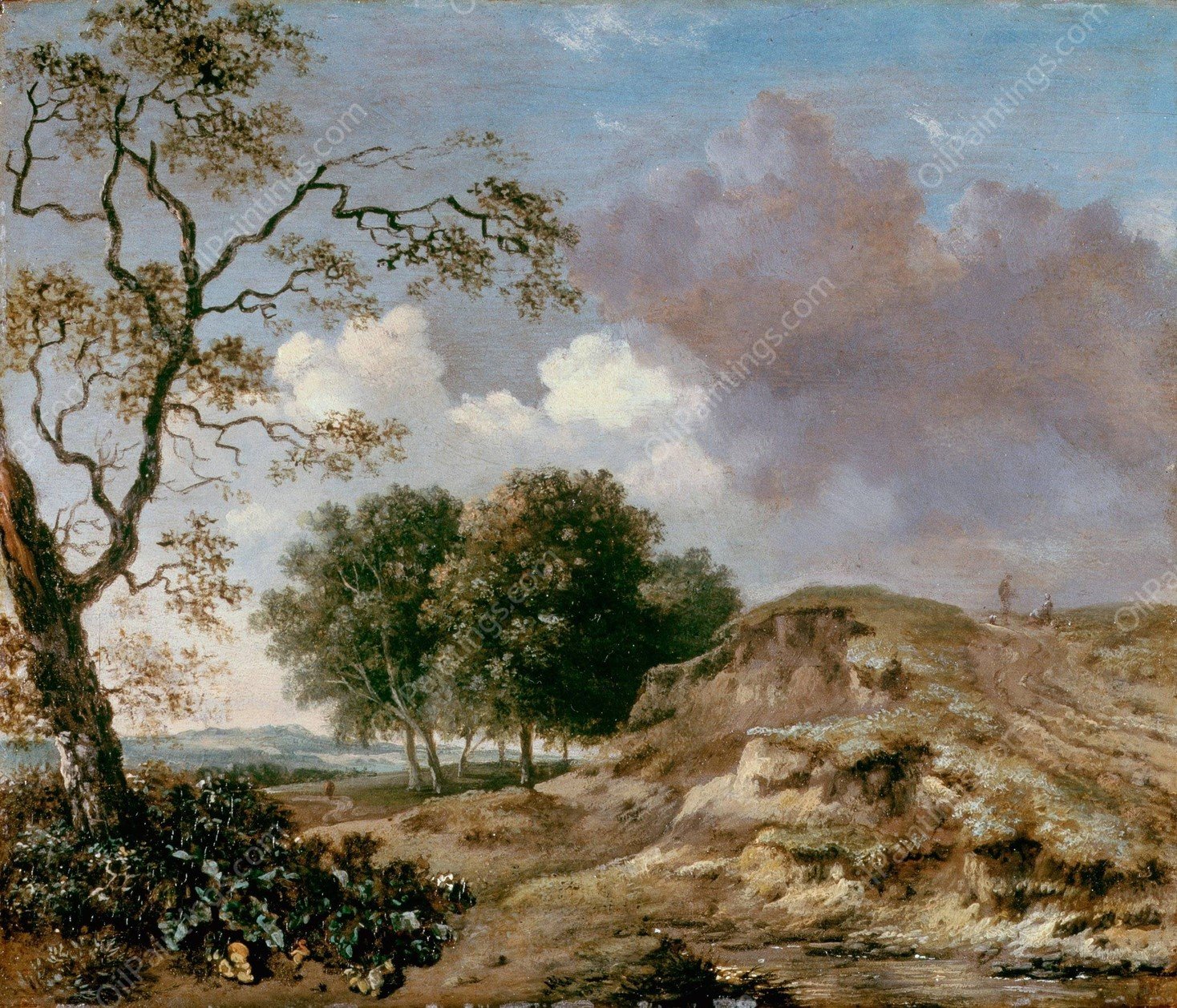 Landscape by Jan Wijnants - Hand-Painted Oil Painting Reproduction