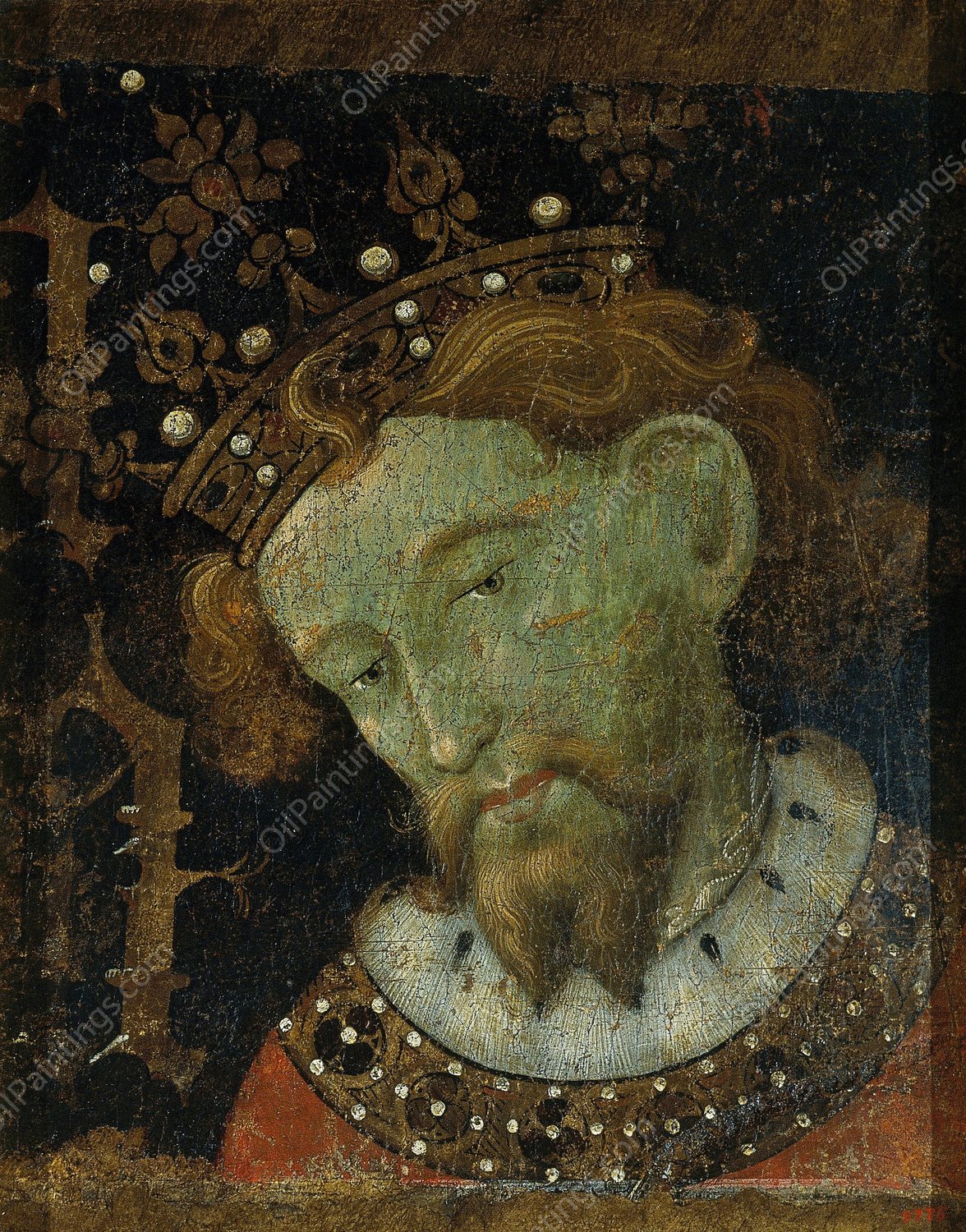 Alfons III the Liberal  by Jaume Mateu - Hand-Painted Oil Painting Reproduction