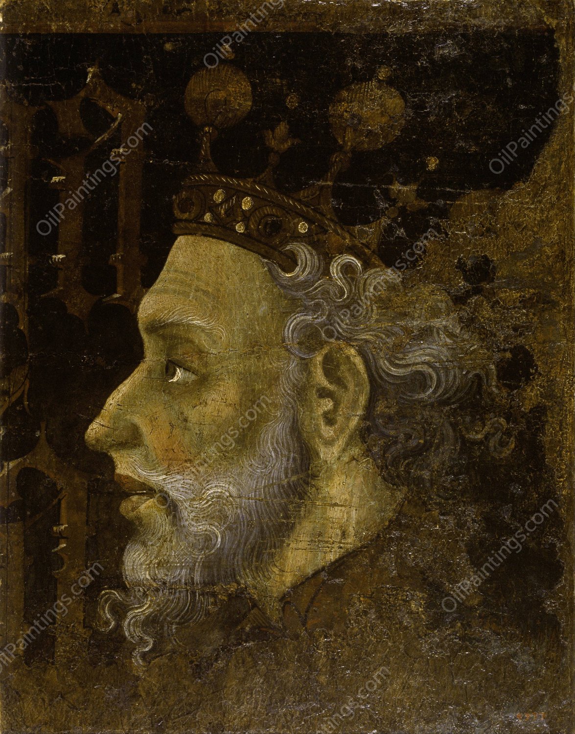 Alfons IV the Magnanimous  by Jaume Mateu - Hand-Painted Oil Painting Reproduction