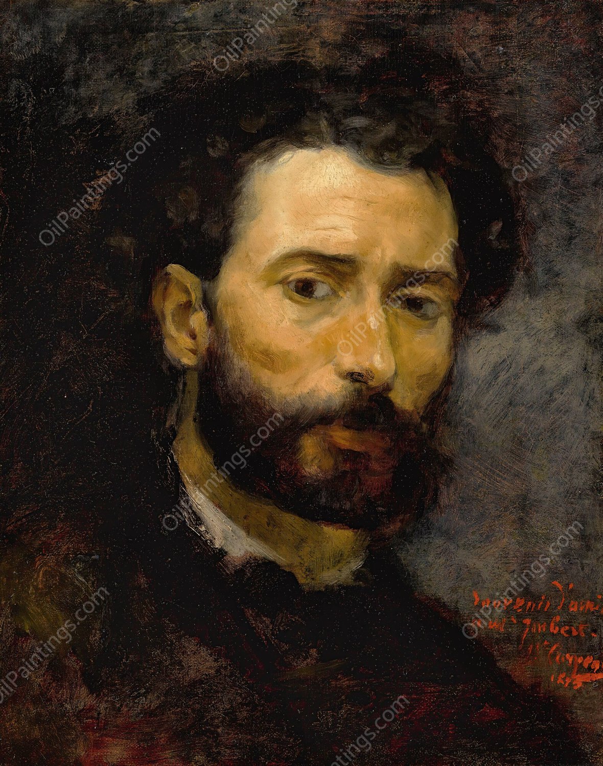 Monsieur Imbert   by Jean-Baptiste Carpeaux - Hand-Painted Oil Painting Reproduction