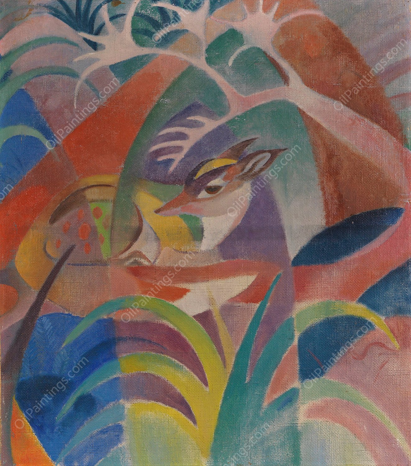 Der kranke Fuchs  by Jean Bloe Niestle - Hand-Painted Oil Painting Reproduction