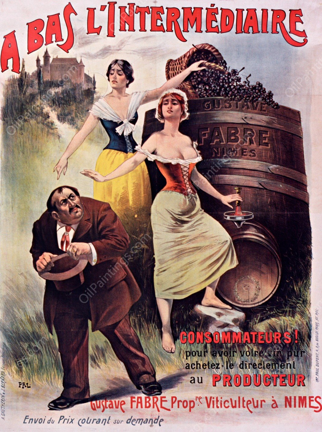 a bas l'intermediaire  by Jean De Paleologue - Hand-Painted Oil Painting Reproduction