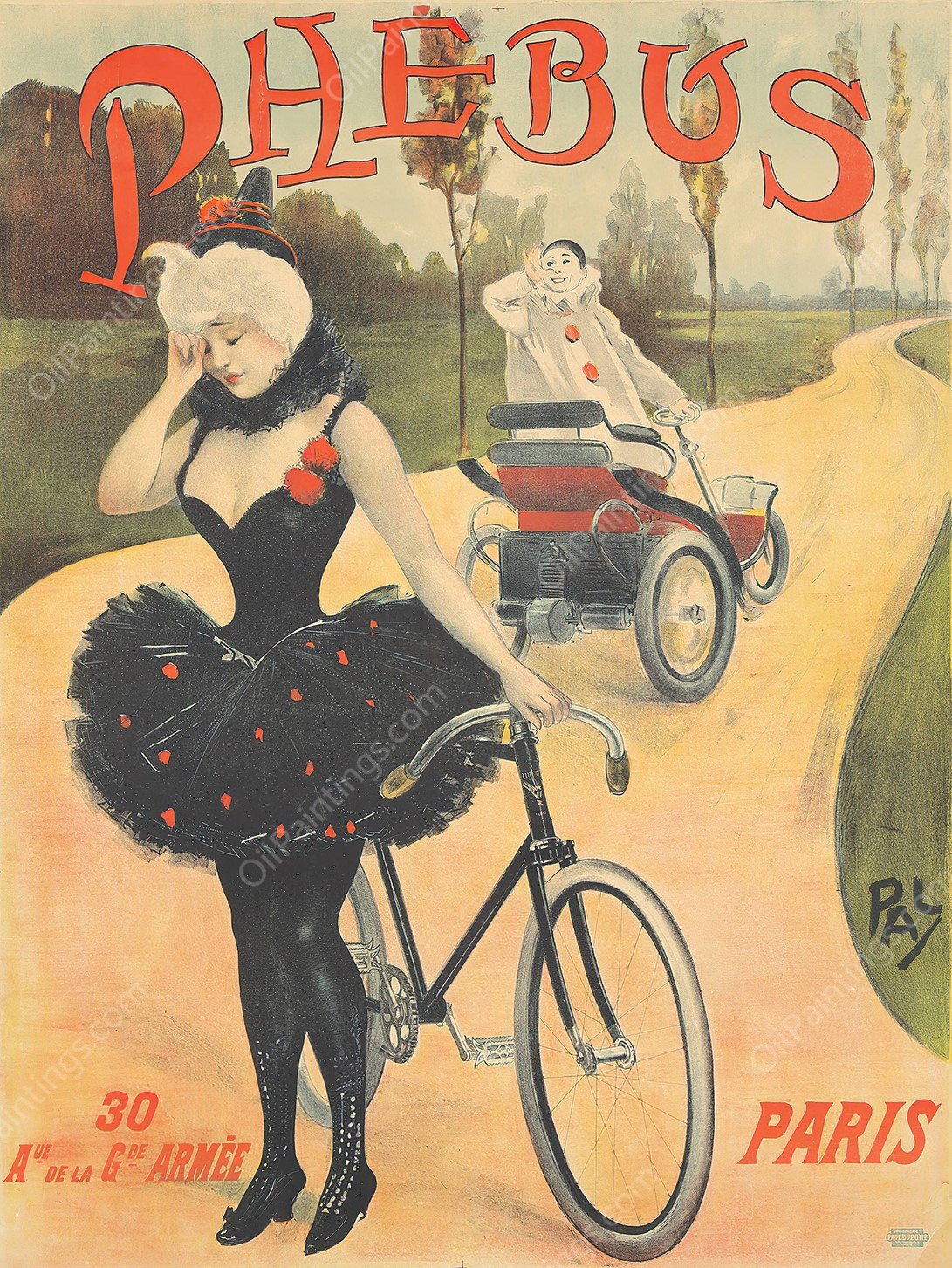 Phebus  by Jean De Paleologue - Hand-Painted Oil Painting Reproduction