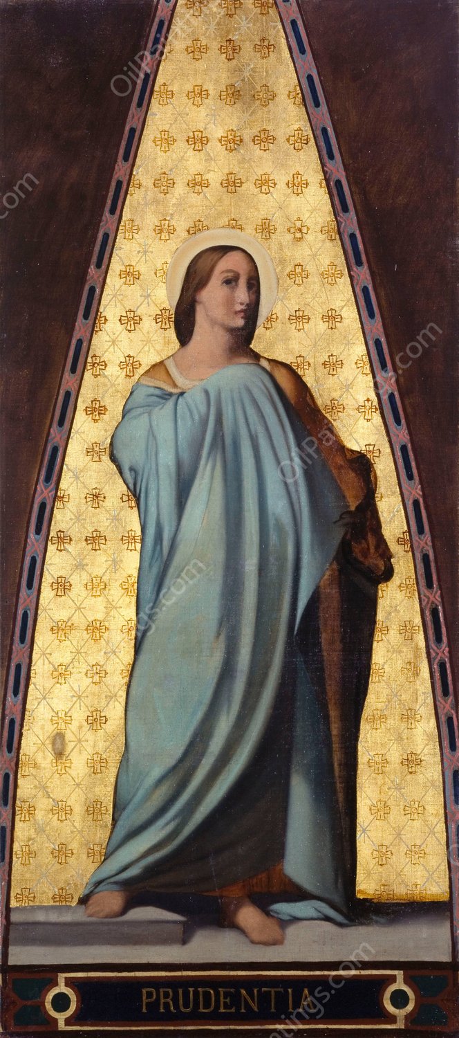 Prudentia  by Jean-Francois Bremond - Hand-Painted Oil Painting Reproduction