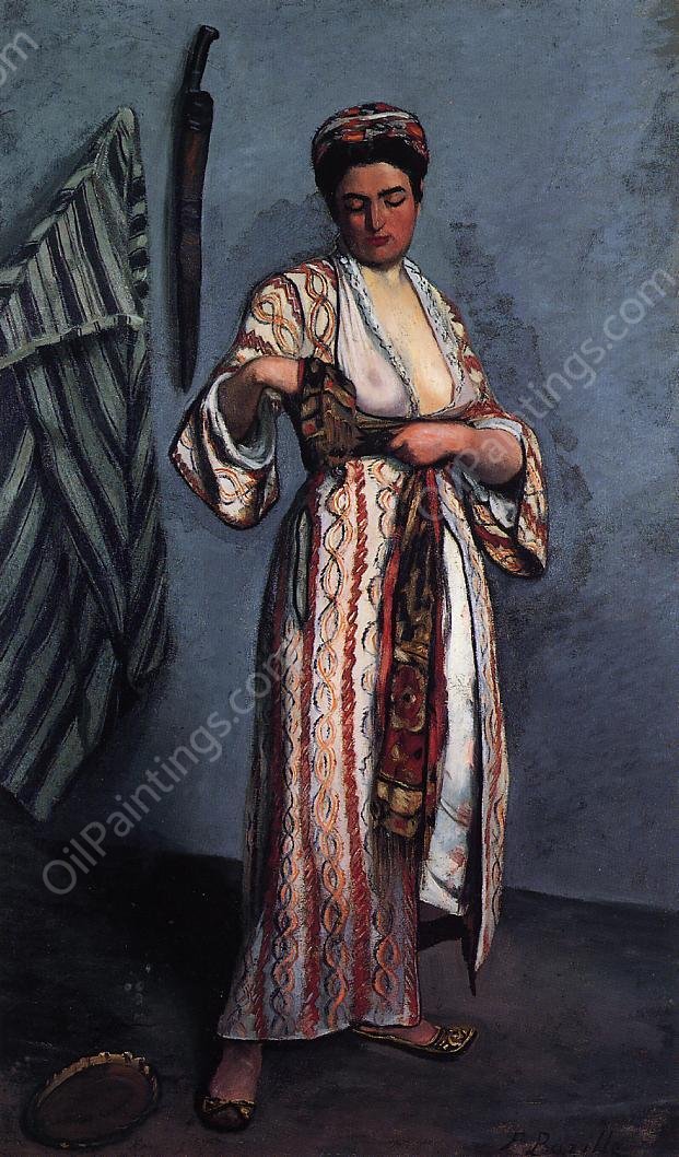 Mauresque by Frederic Bazille - Hand-Painted Oil Painting Reproduction
