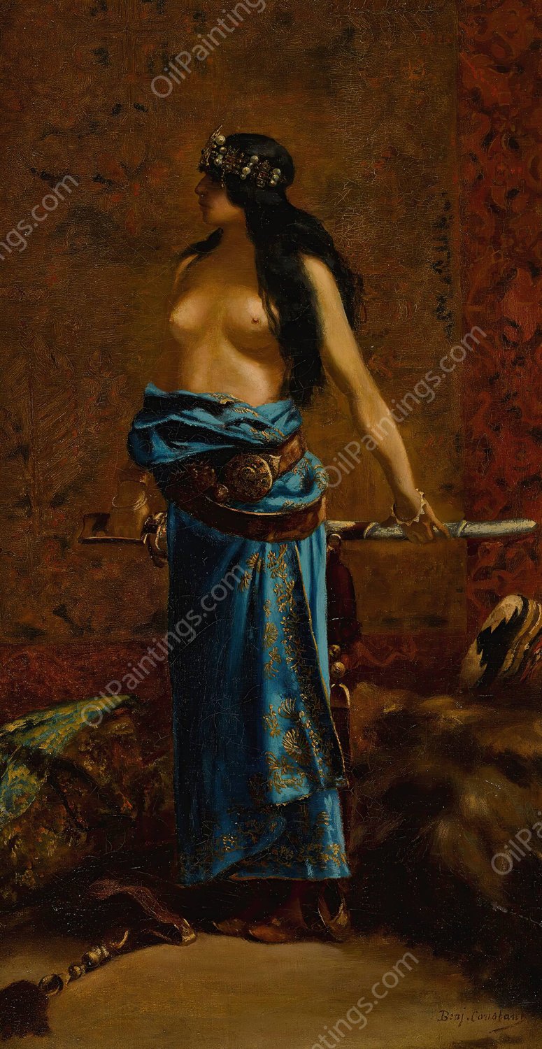 Judith by Jean-Joseph-Benjamin Constant - Hand-Painted Oil Painting Reproduction