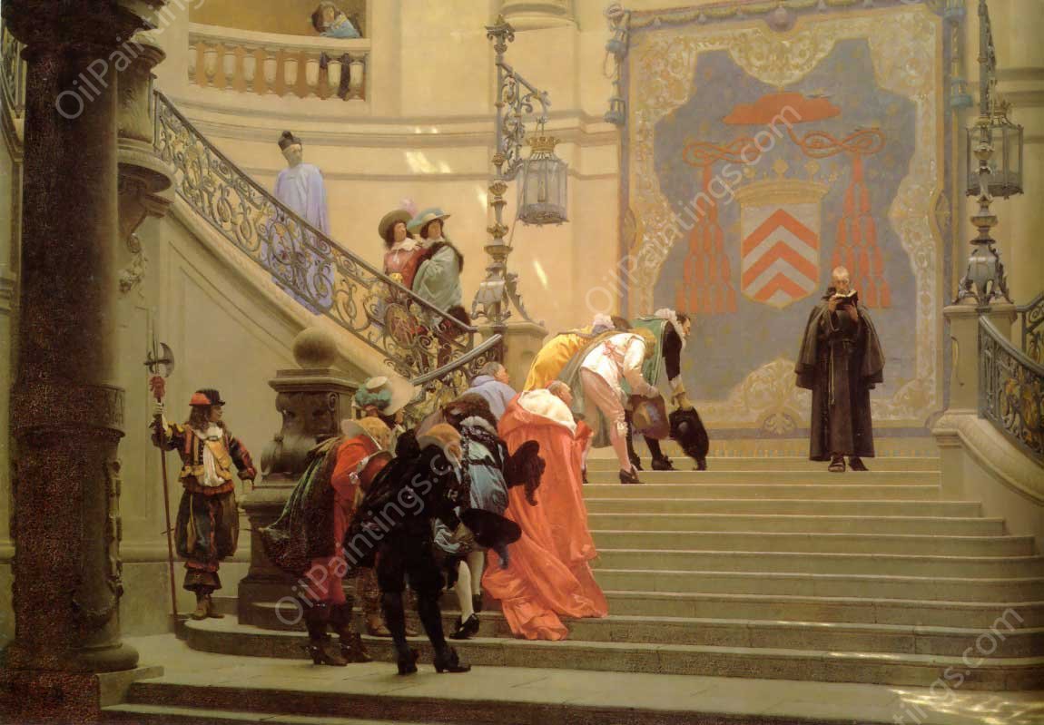 L'Eminence Grise by Jean-Leon Gerome - Hand-Painted Oil Painting Reproduction