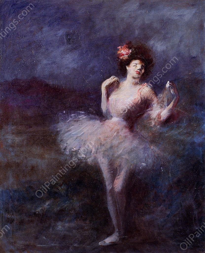 Dancer by Jean-Louis Forain - Hand-Painted Oil Painting Reproduction