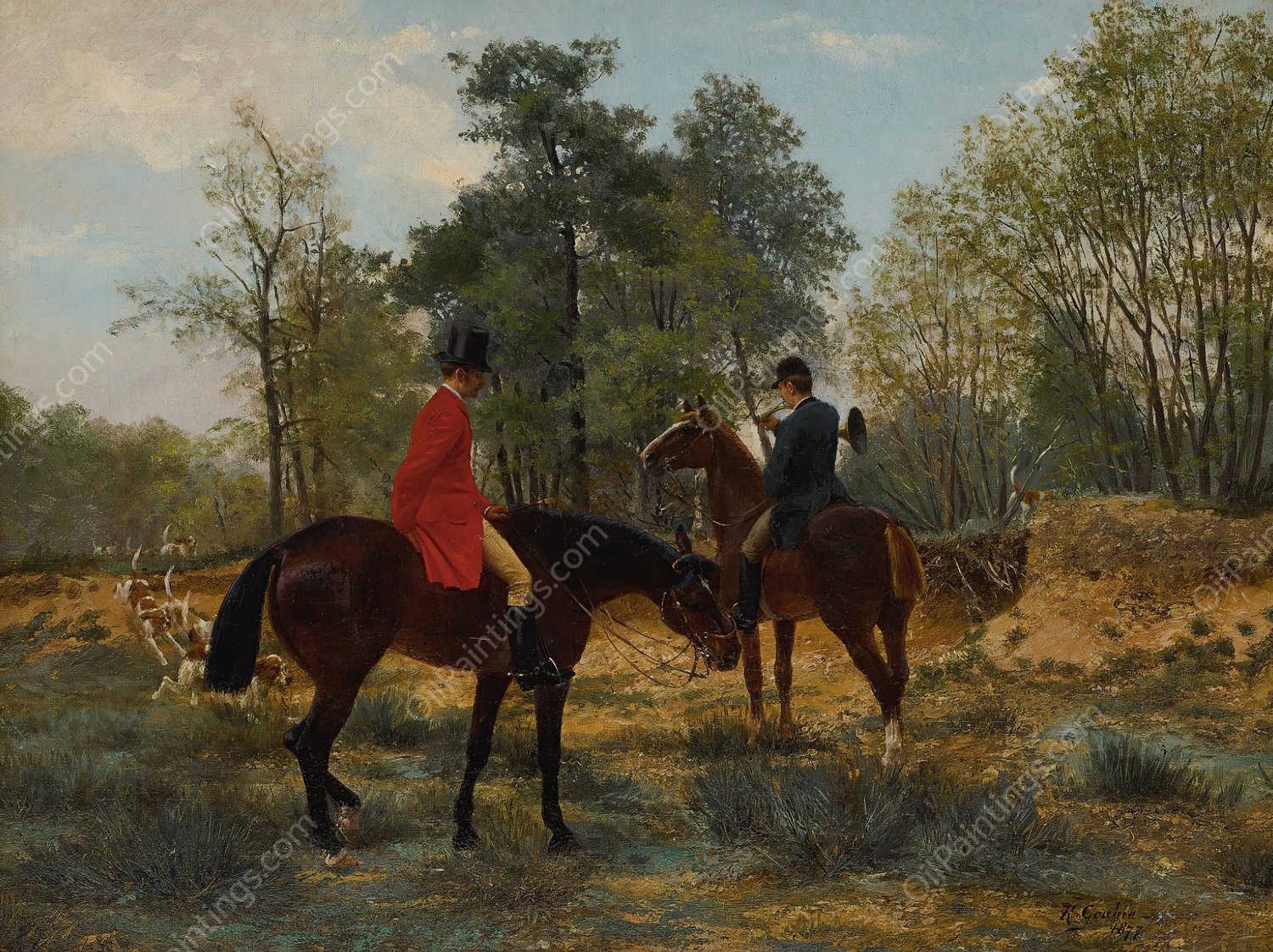 Drawing Cover  by Jean Richard Goubie - Hand-Painted Oil Painting Reproduction