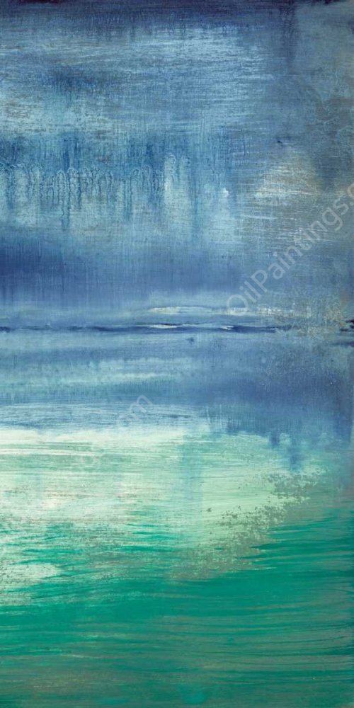 Blue Bayou II by Jennifer Goldberger - Hand-Painted Oil Painting Reproduction