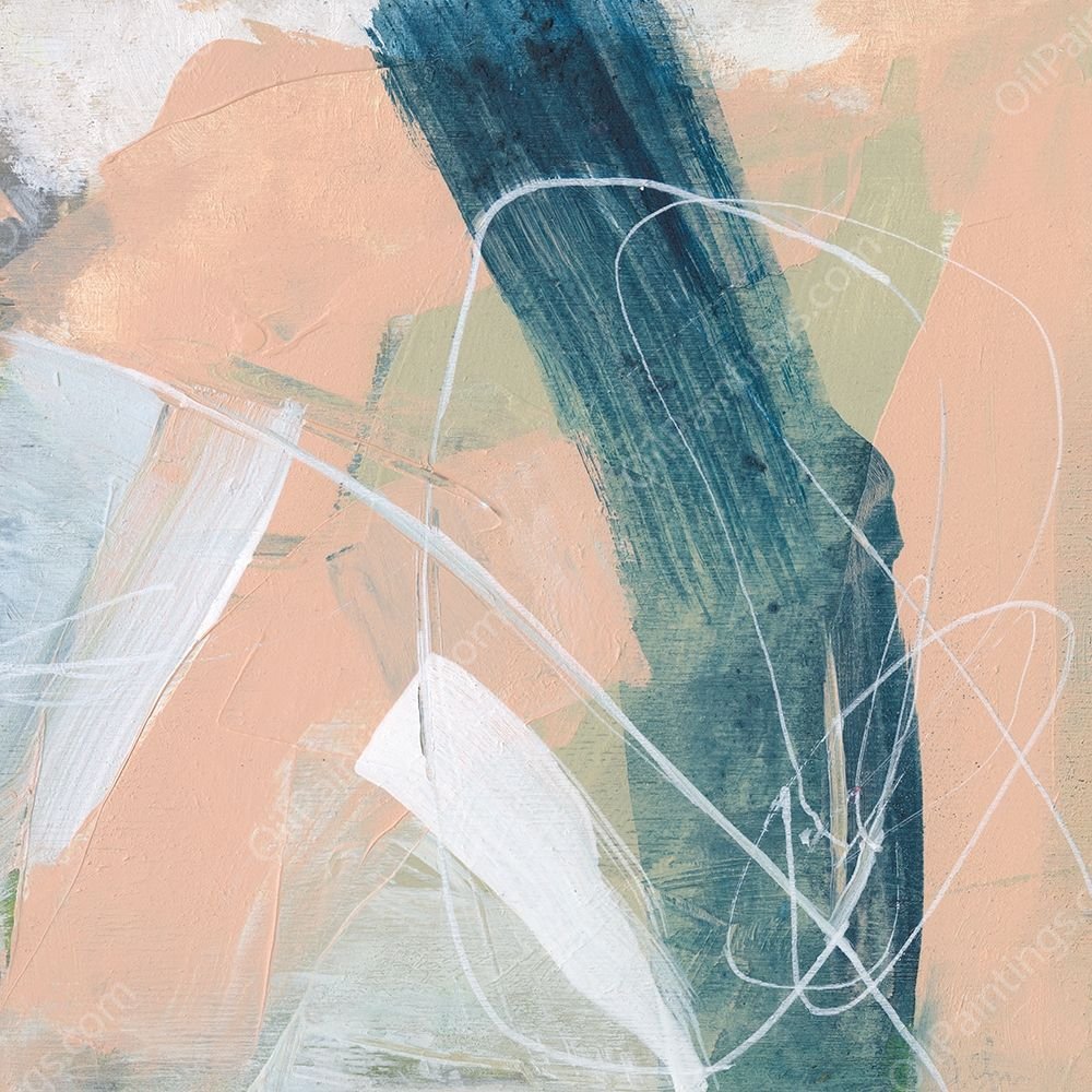 Bubblegum Pop II by Jennifer Goldberger - Hand-Painted Oil Painting Reproduction