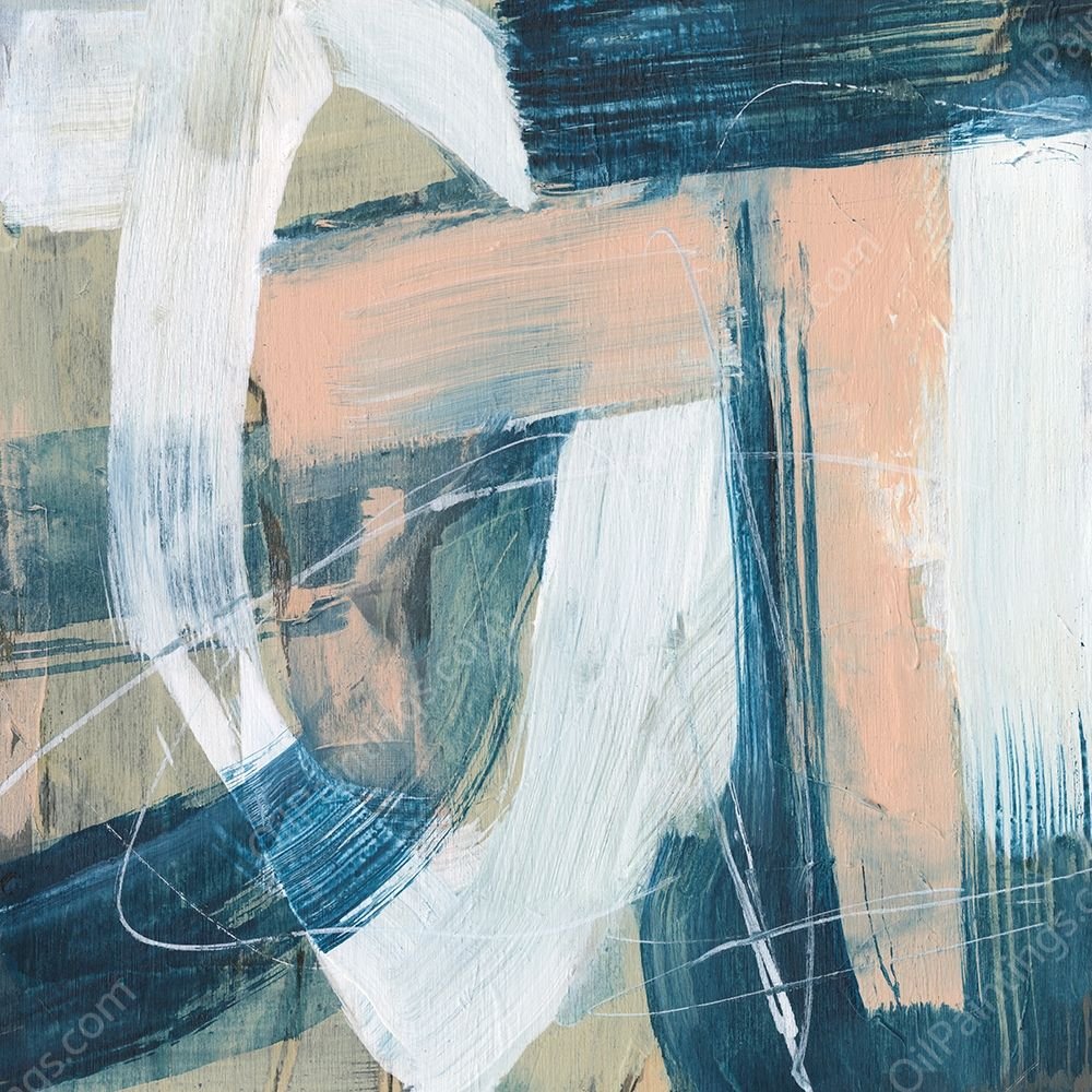 Bubblegum Pop V by Jennifer Goldberger - Hand-Painted Oil Painting Reproduction