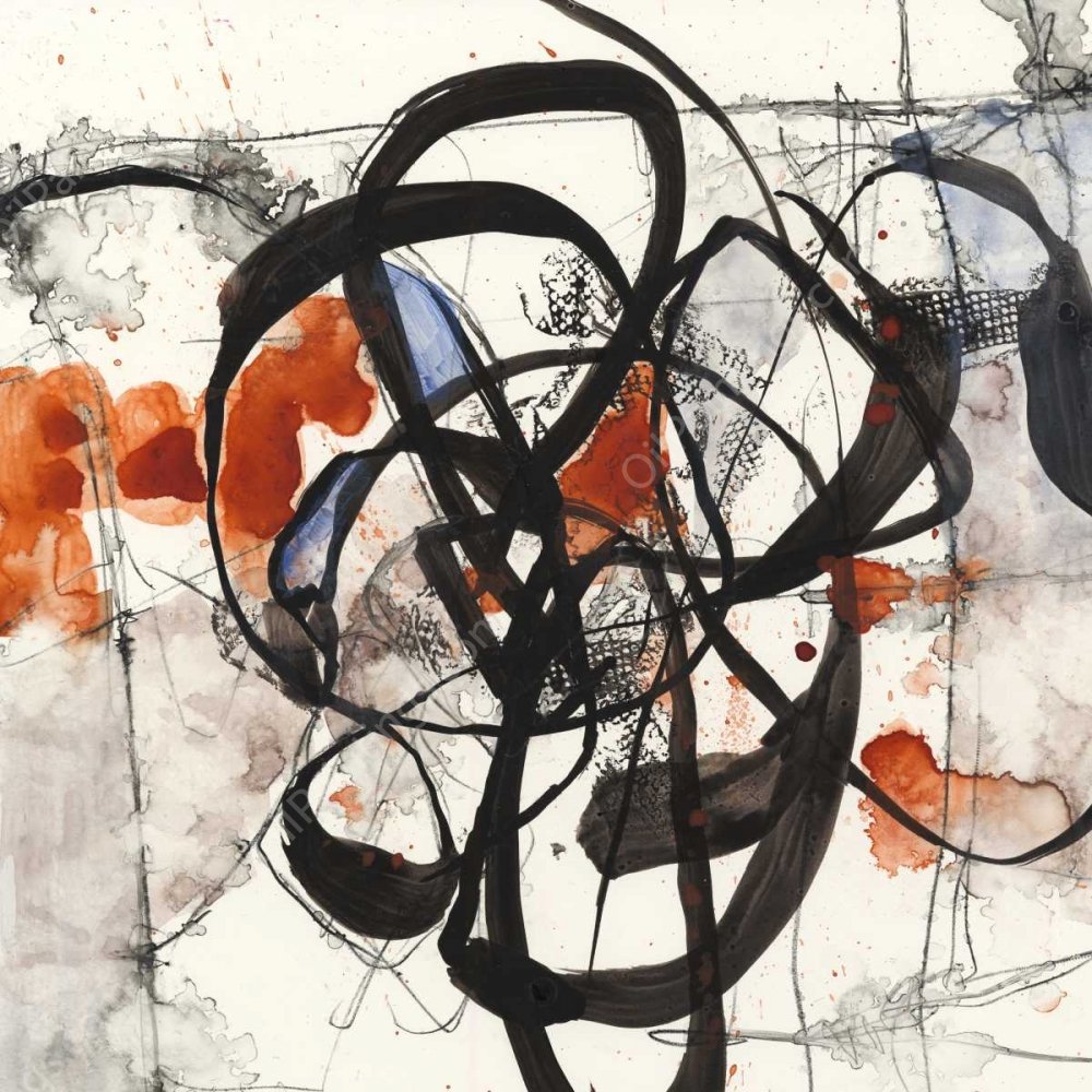 Circumnavigate II by Jennifer Goldberger - Hand-Painted Oil Painting Reproduction