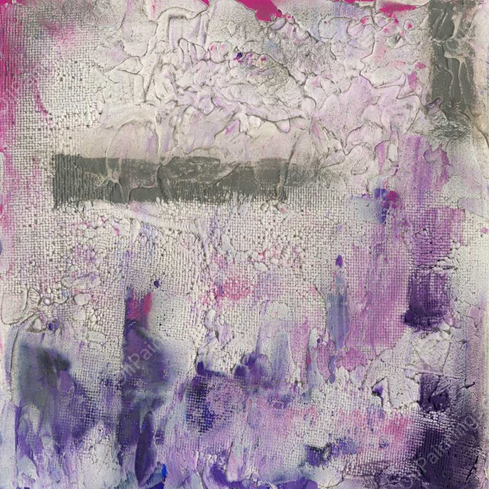 Dusty Violet I by Jennifer Goldberger - Hand-Painted Oil Painting Reproduction