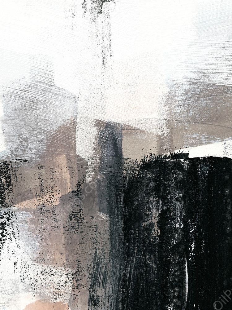 Ebonized II by Jennifer Goldberger - Hand-Painted Oil Painting Reproduction