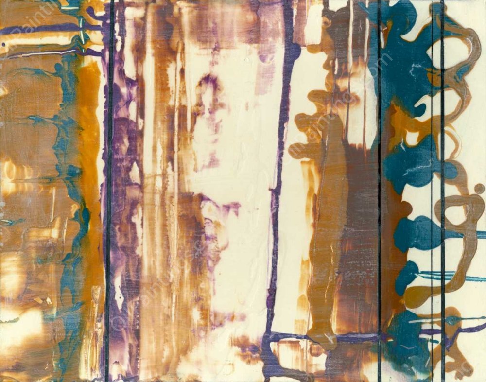 Fluid Connection II by Jennifer Goldberger - Hand-Painted Oil Painting Reproduction