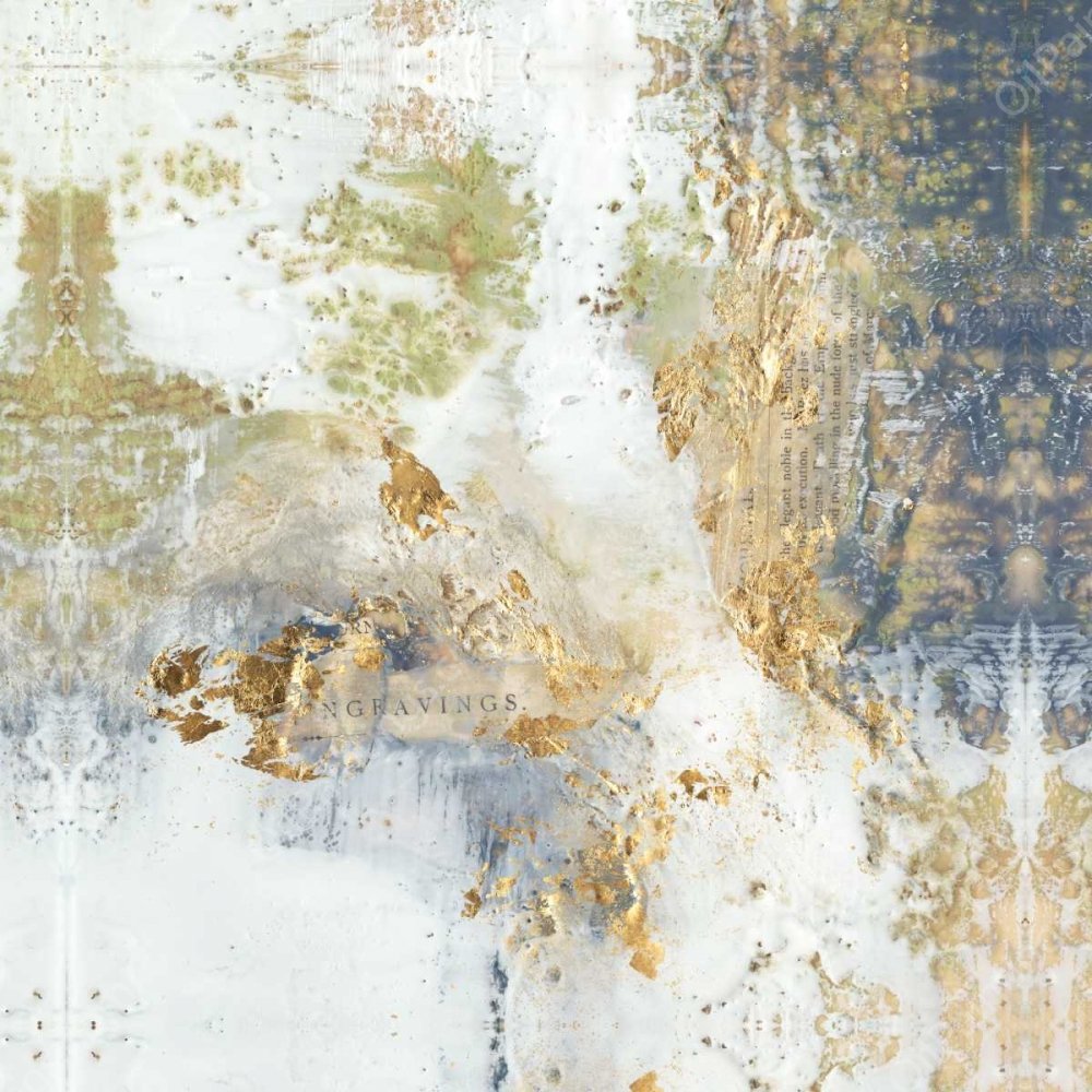 Gilded Aerial by Jennifer Goldberger - Hand-Painted Oil Painting Reproduction