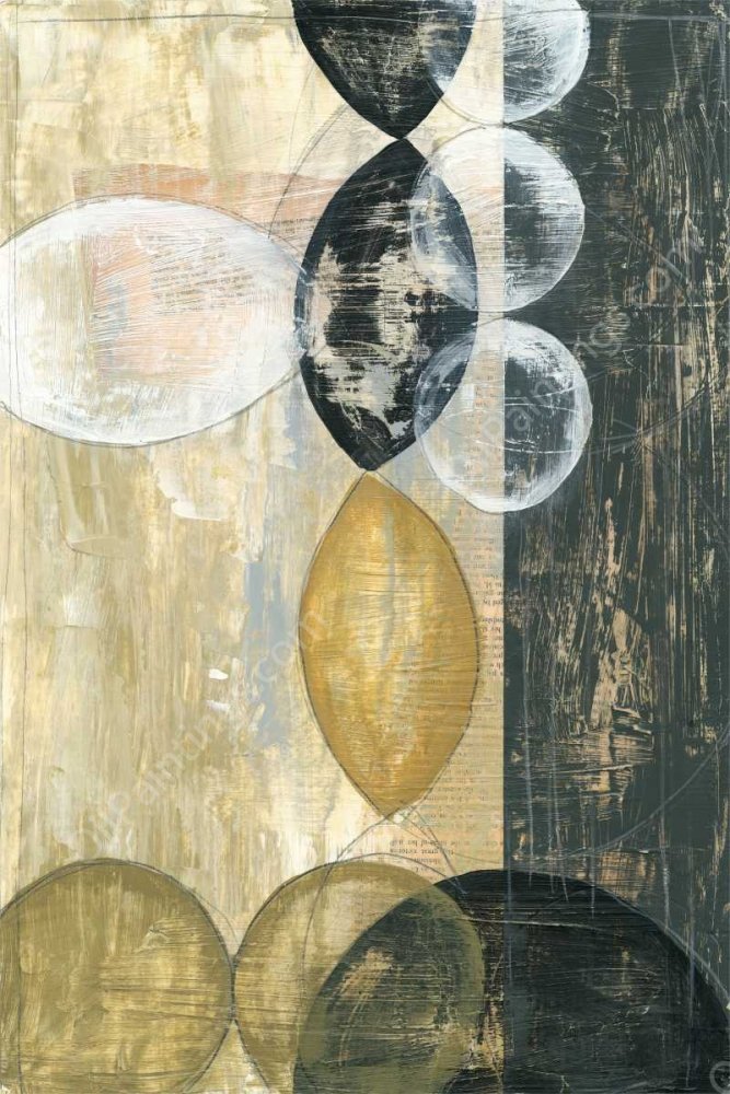 Half Moon I by Jennifer Goldberger - Hand-Painted Oil Painting Reproduction