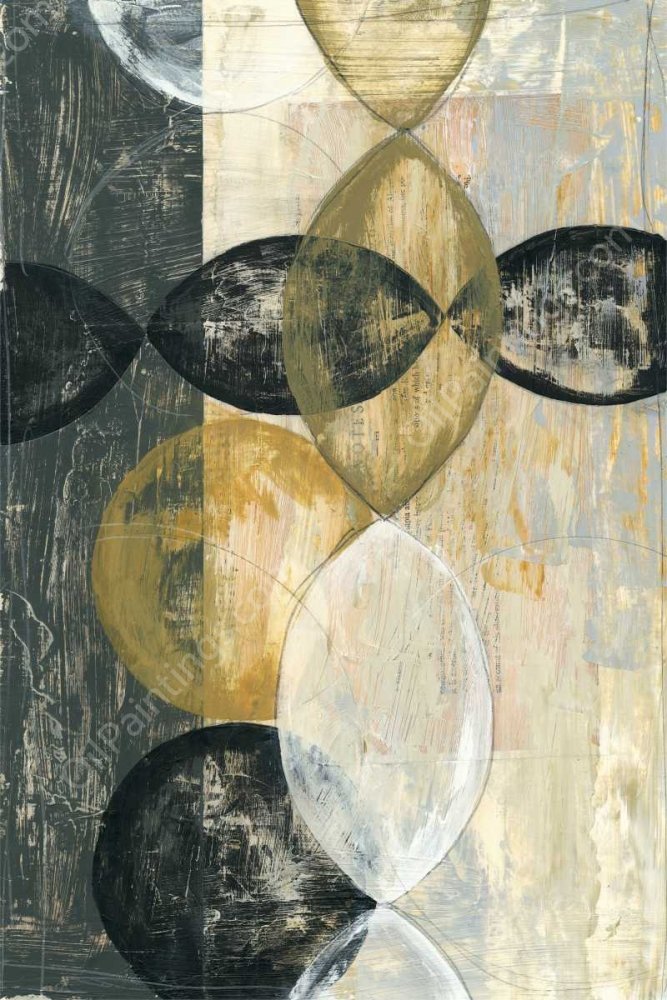 Half Moon II by Jennifer Goldberger - Hand-Painted Oil Painting Reproduction