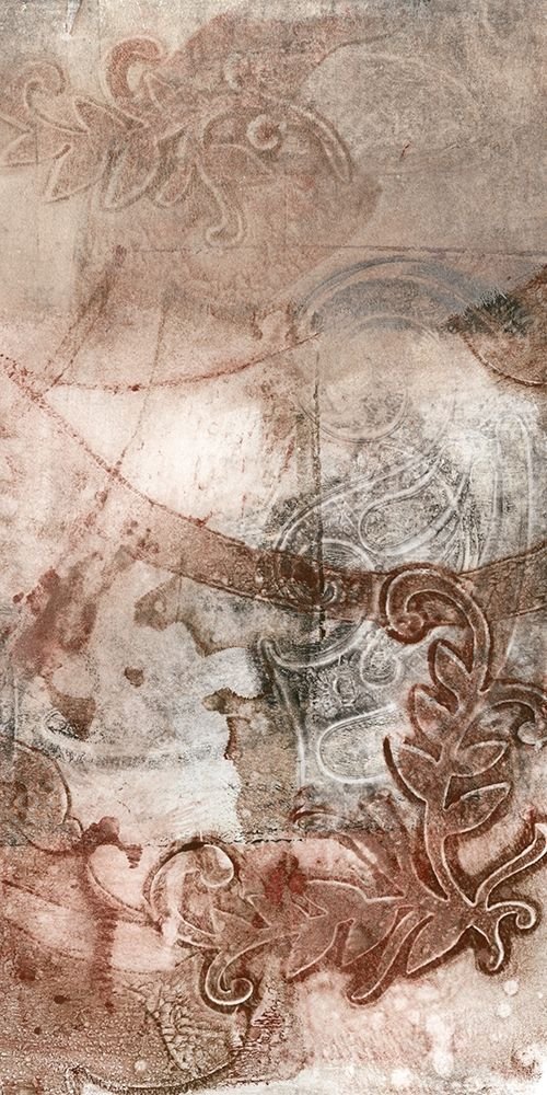 Layered Filigree II by Jennifer Goldberger - Hand-Painted Oil Painting Reproduction