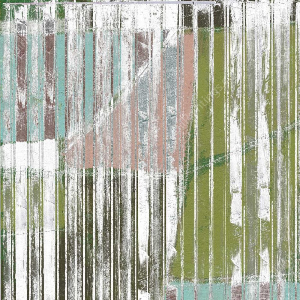 Linear Mix I by Jennifer Goldberger - Hand-Painted Oil Painting Reproduction