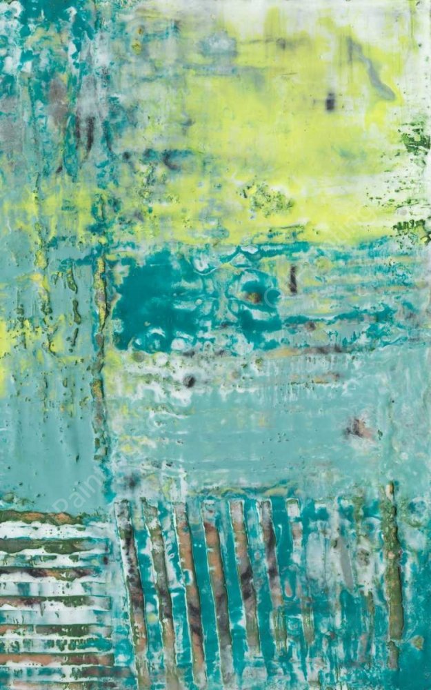 Linear Texture II by Jennifer Goldberger - Hand-Painted Oil Painting Reproduction