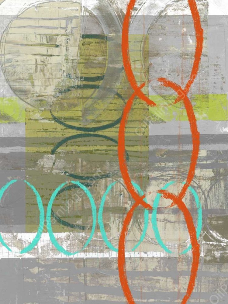 Linking I by Jennifer Goldberger - Hand-Painted Oil Painting Reproduction