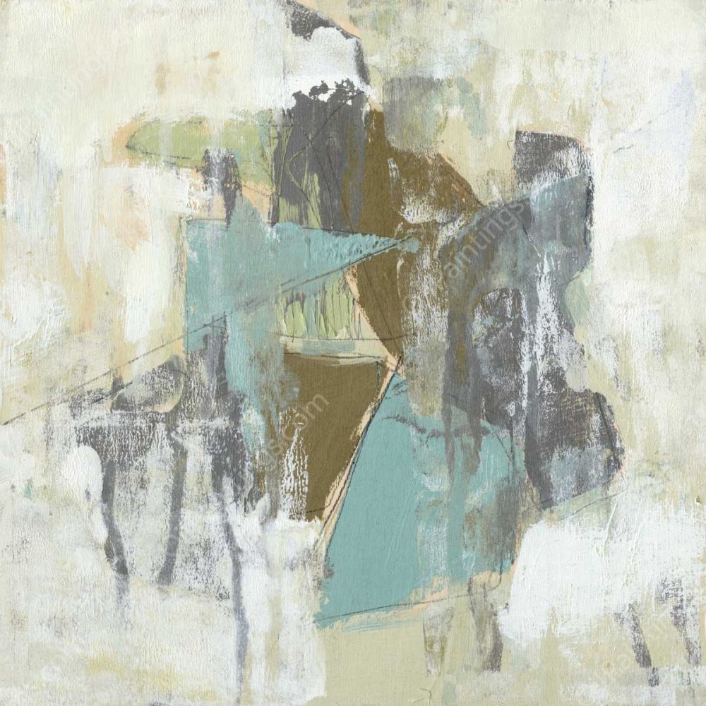 Mod Occlusion I by Jennifer Goldberger - Hand-Painted Oil Painting Reproduction