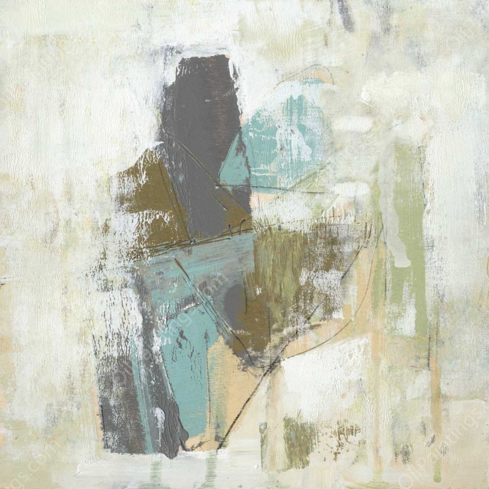 Mod Occlusion II by Jennifer Goldberger - Hand-Painted Oil Painting Reproduction