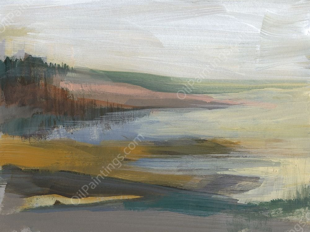 Northwest Cove I by Jennifer Goldberger - Hand-Painted Oil Painting Reproduction