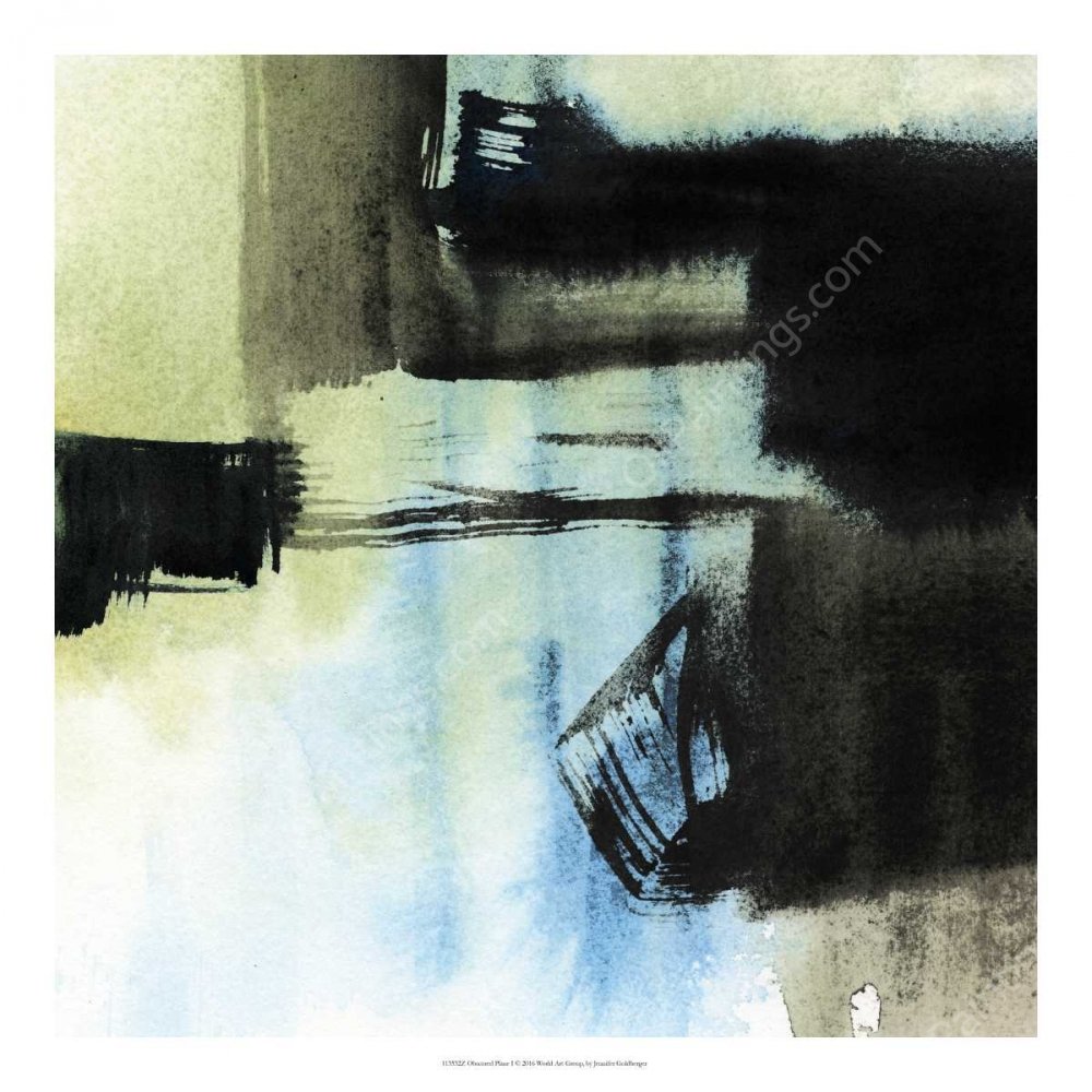 Obscured Plane I by Jennifer Goldberger - Hand-Painted Oil Painting Reproduction