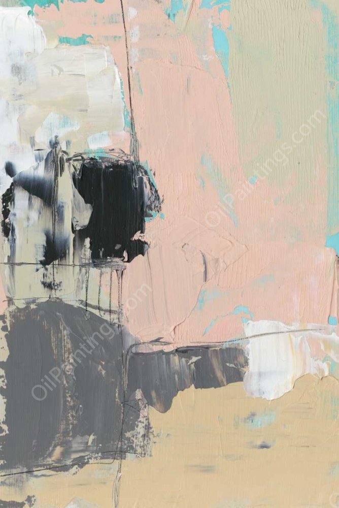 Pink-A- Boo II by Jennifer Goldberger - Hand-Painted Oil Painting Reproduction