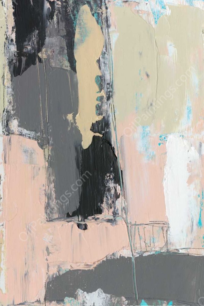 Pink-A- Boo III by Jennifer Goldberger - Hand-Painted Oil Painting Reproduction