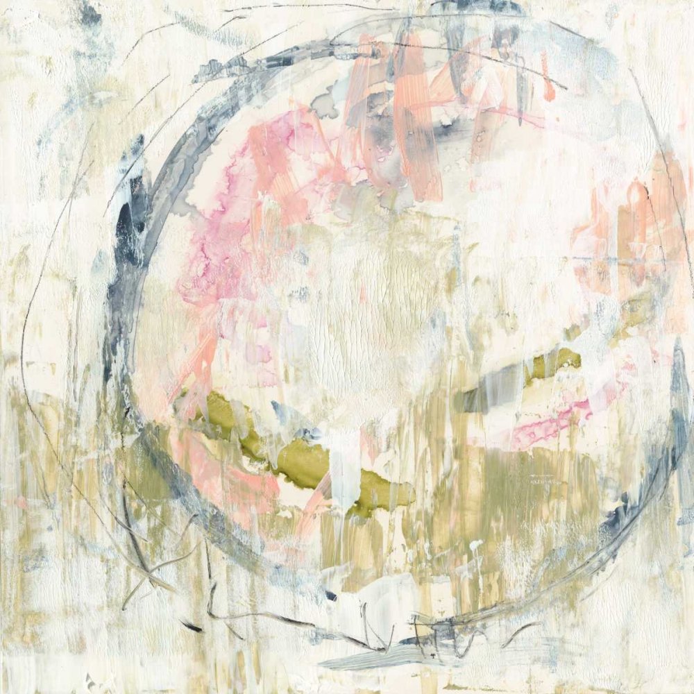 Pinky Moss I by Jennifer Goldberger - Hand-Painted Oil Painting Reproduction