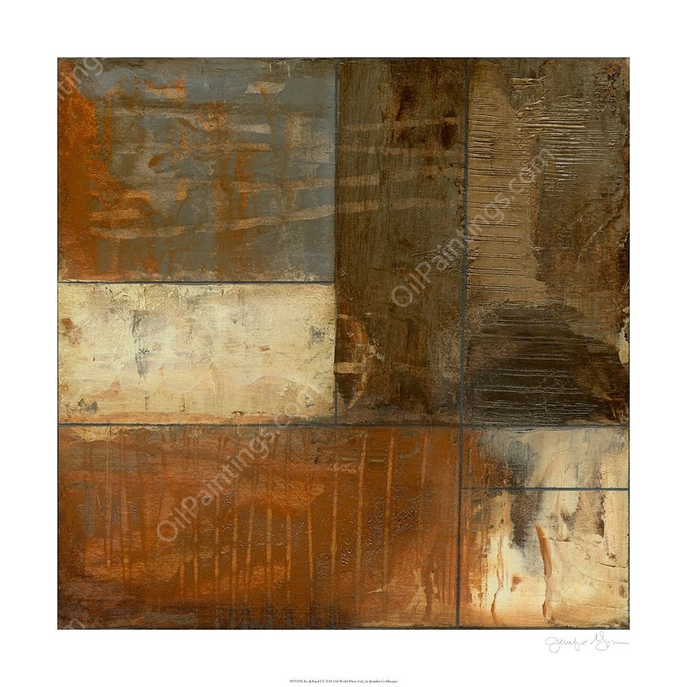 Re-Defined I by Jennifer Goldberger - Hand-Painted Oil Painting Reproduction